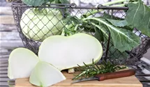Kohlrabi blau