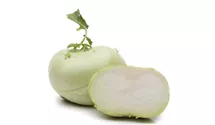 Kohlrabi blau